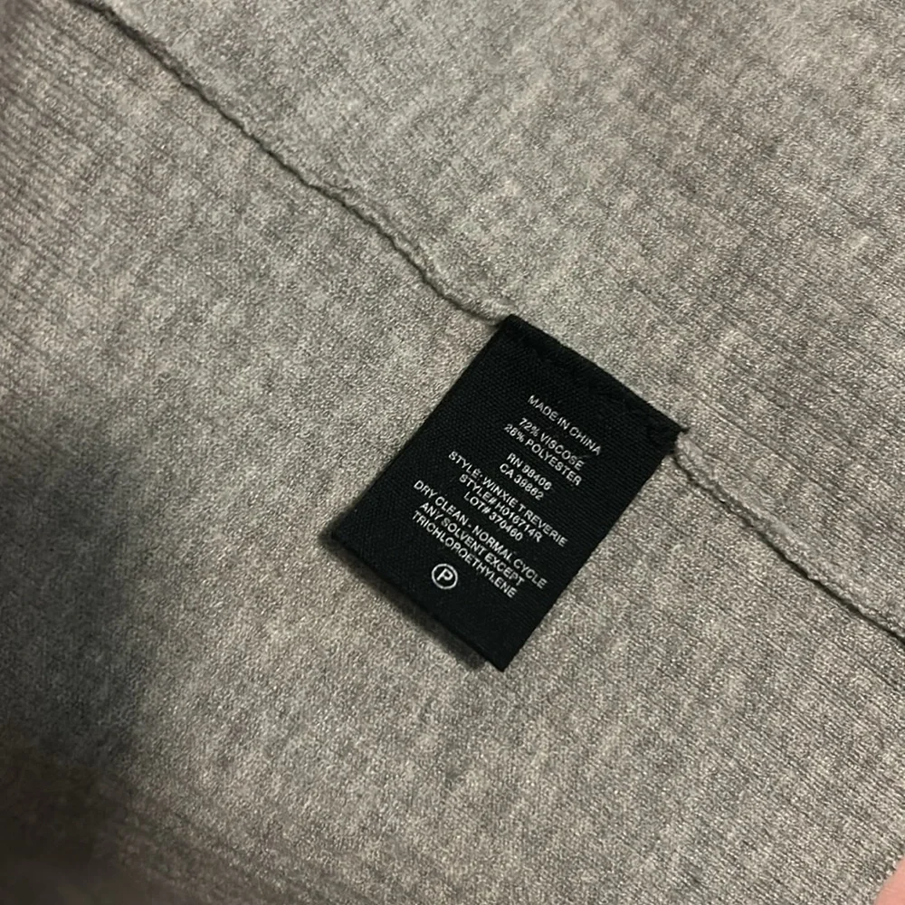 Theory Ribbed Open Front Cardigan - Picture 2 of 3